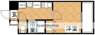 プレミアムステージ新大阪駅前Ⅱ【9階】の間取り