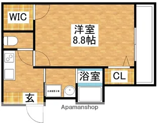 フジパレス井高野Ⅱ番館【2階】の間取り
