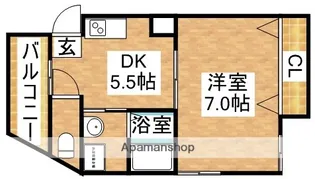 パーラム淡路【2階】の間取り