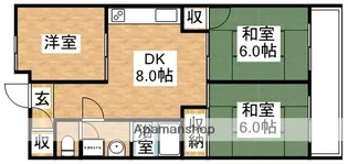 エクセルハイツ下北【5階】の間取り