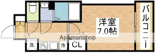 ディームス江坂【13階】の間取り