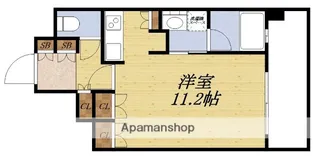 1Kの間取り画像