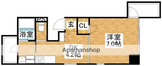 新和ルミエール【7階】の間取り