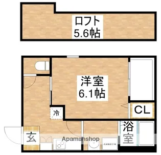 HR金田町【2階】の間取り