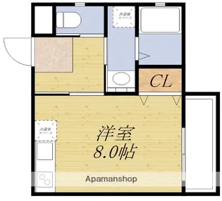 URQSTA YAMATE【3階】の間取り