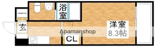 プラウドフラット新大阪【10階】の間取り