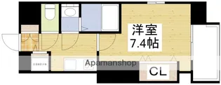 Luxe江坂Ⅱ【10階】の間取り