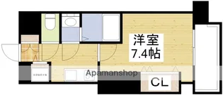 ラグゼ江坂2【11階】の間取り