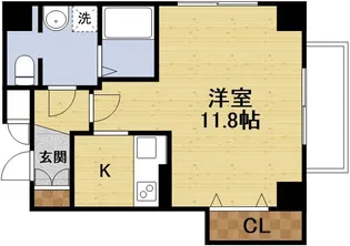 アンフィニⅦ緑地公園【4階】の間取り