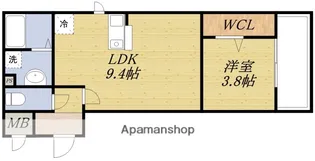 セジュールエピ【2階】の間取り