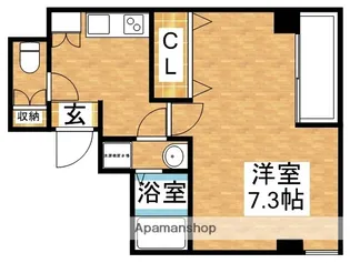 グランパシフィック木川東【2階】の間取り