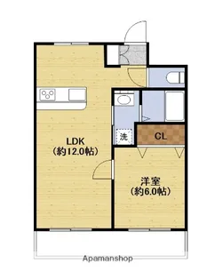 トレンドヤマモ【4階】の間取り