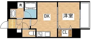 RIDGEガーデン江坂Ⅱ【7階】の間取り