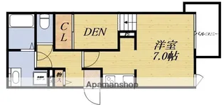 ポルトボヌール千里山【2階】の間取り