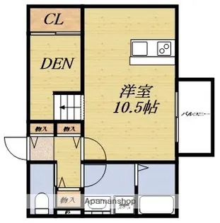 ポルトボヌール千里山【2階】の間取り