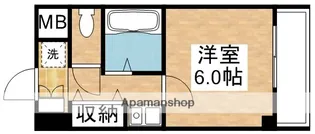 ラ・レジダンス・ド・江坂【8階】の間取り