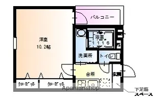フジパレス三国本町【3階】の間取り