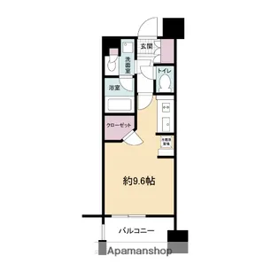 アパートメンツ江坂【10階】の間取り