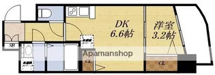 YOU’S八番館【8階】の間取り