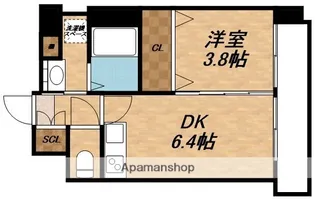 エスタート御幣島(旧ディームス御幣島)【5階】の間取り