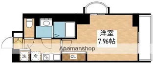 LUXE東三国Ⅴ【8階】の間取り