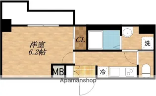 DIMUS新大阪【14階】の間取り