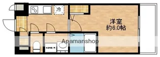 エスリード新大阪グランゲートサウス【6階】の間取り