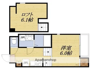 ハーモニーテラス泉町Ⅱ【1階】の間取り