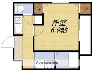 フジパレス豊里中央公園Ⅱ番館【3階】の間取り