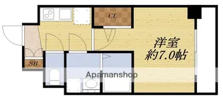 アドバンス江坂東コンフィ【5階】の間取り