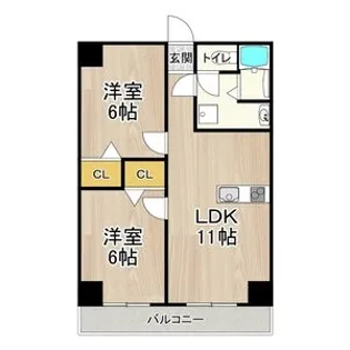 アルカディアイン【7階】の間取り