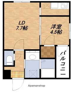 フジパレス上新庄東【3階】の間取り