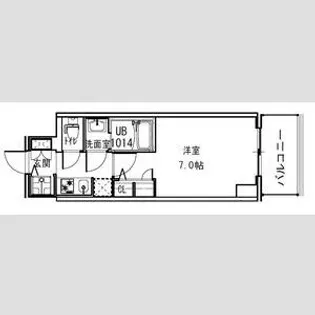 S-RESIDENCE福島Alovita【11階】の間取り