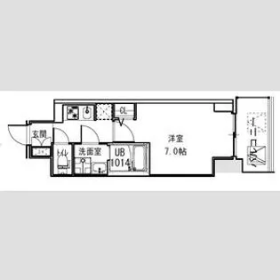 S-RESIDENCE福島Alovita【3階】の間取り
