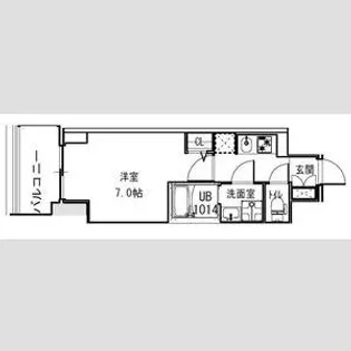 SーRESIDENCE福島ALOVITA【4階】の間取り