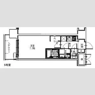 1Kの間取り画像