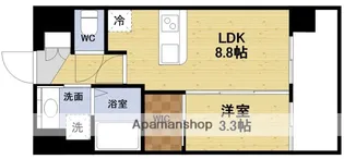 LUXE新大阪西【3階】の間取り
