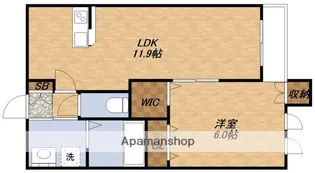 アヴェイル淡路【3階】の間取り