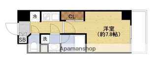 THE MUTUAL 江坂【5階】の間取り