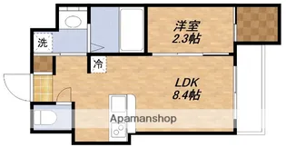 リアコート上新庄【2階】の間取り