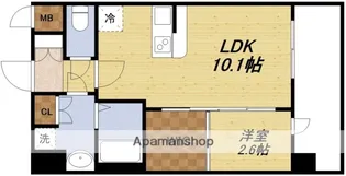 セレニテ十三ミラク【13階】の間取り