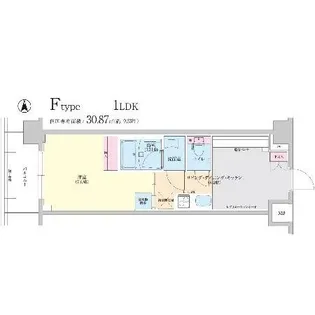 1LDKの間取り画像