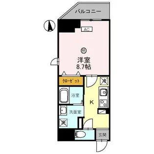 GRAN PINO内淡路【0701号室】の間取り
