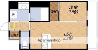 セレニテ江坂エクラ【4階】の間取り