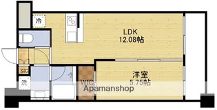 プレジオ東三国【3階】の間取り