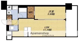 プレジオ三国EURO【3階】の間取り
