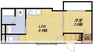 MAXIV CITY 大阪吹田【1階】の間取り