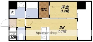 プレサンス東淀川駅前プロ—シェ【10階】の間取り