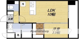 ALIVIS三国本町【3階】の間取り