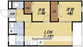 EIJU加島【2階】の間取り